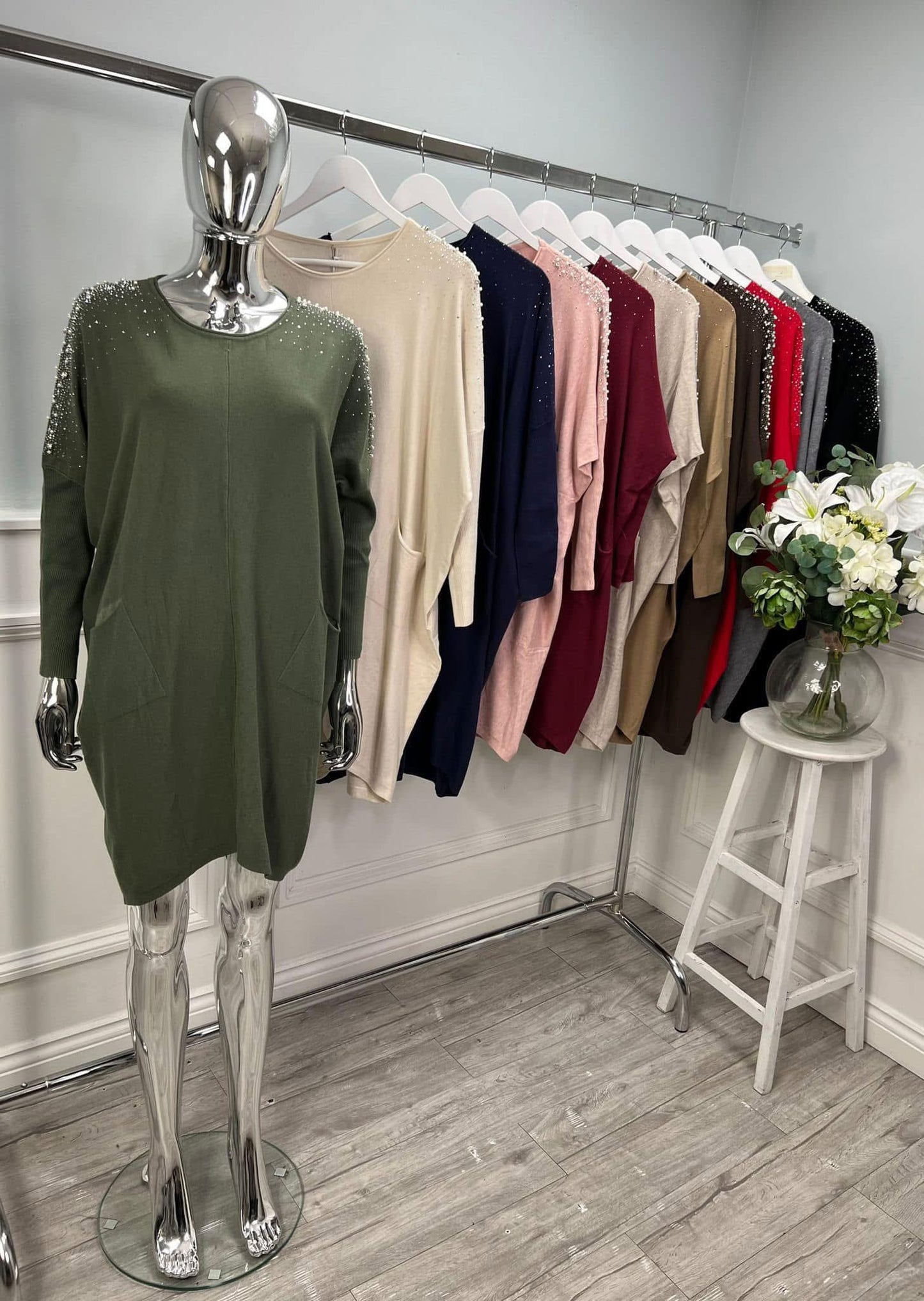 Sparkle Sleeves Jumper/Dress