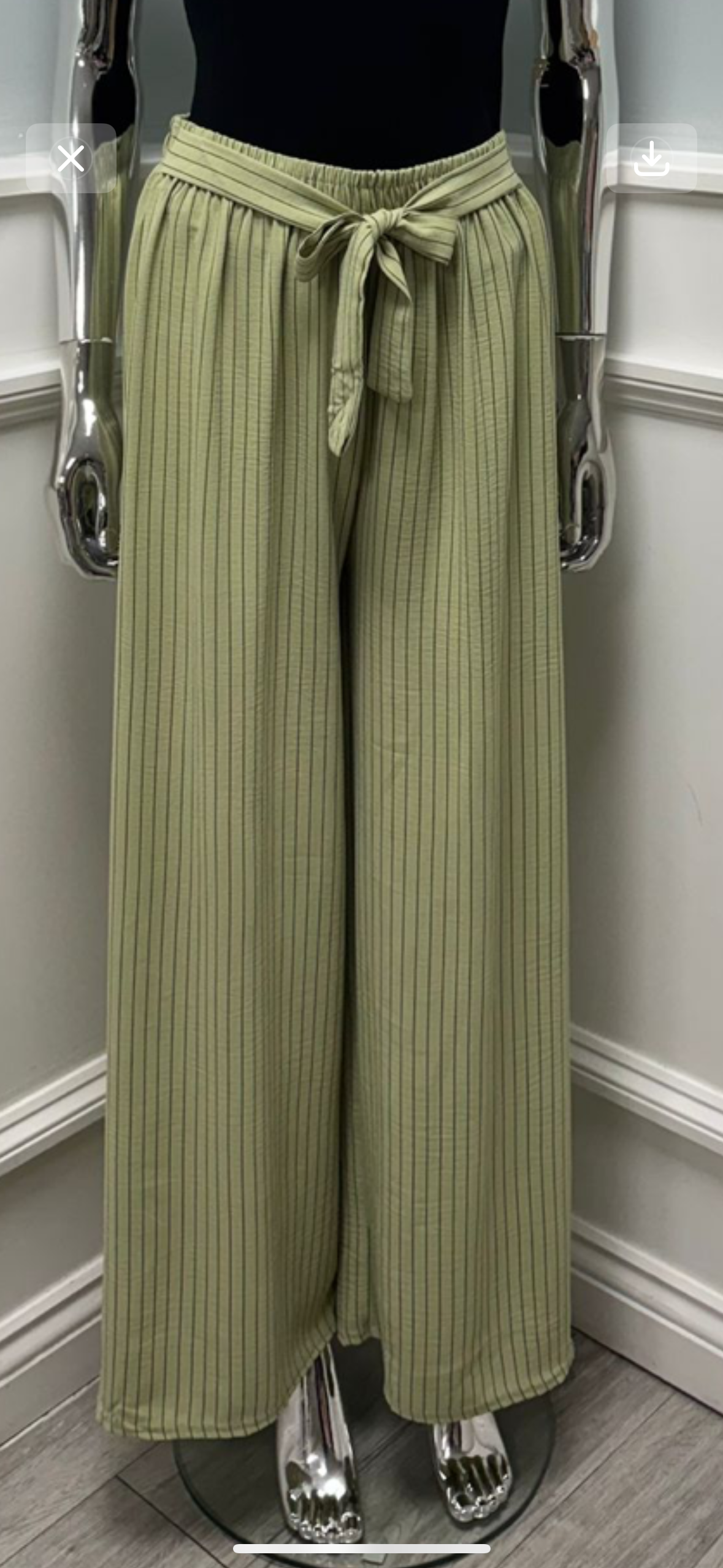 Pinstripe Trousers