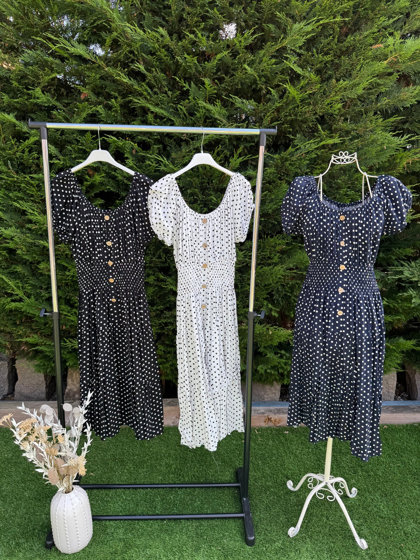 Polka summer dress