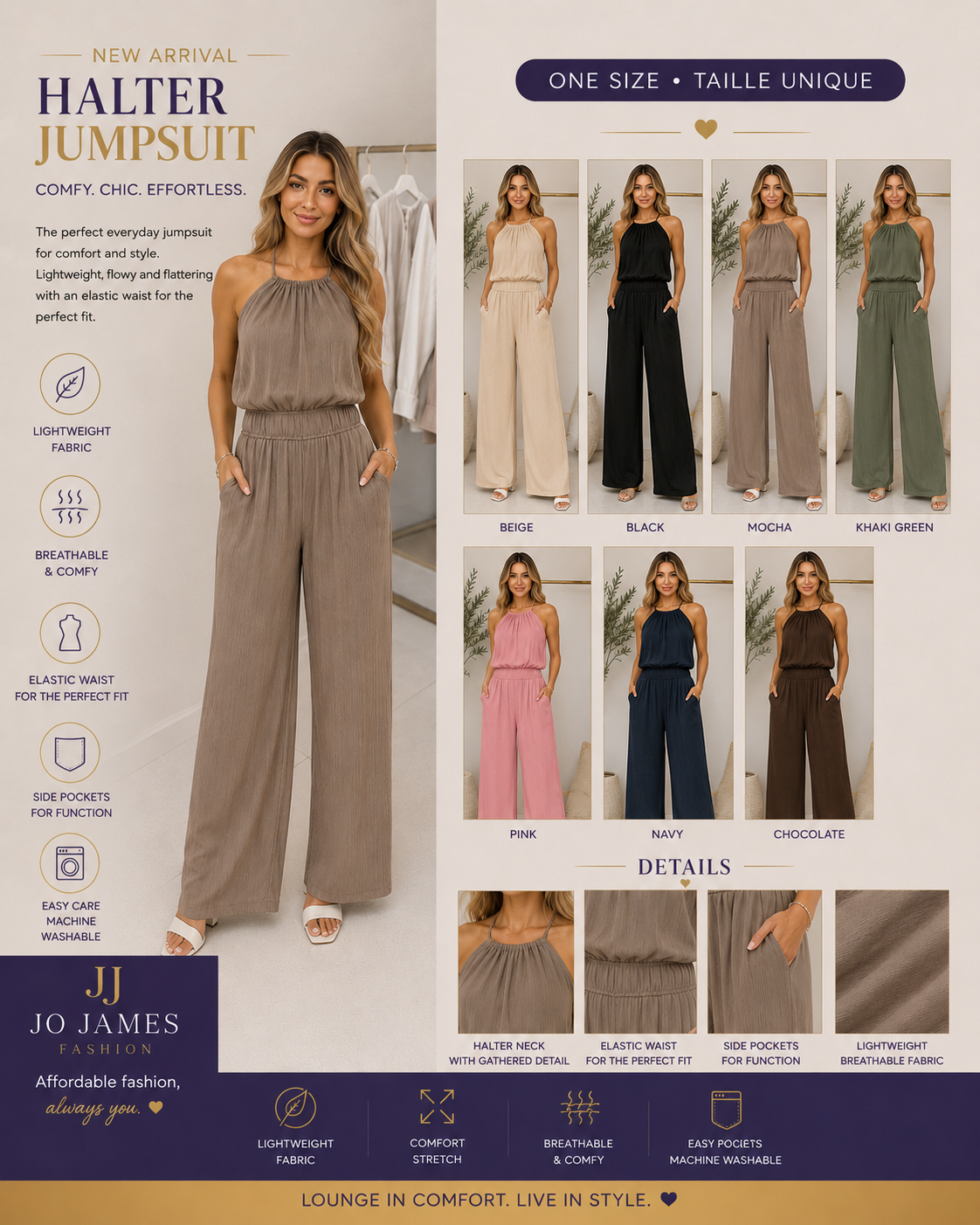 Halter Jumpsuit