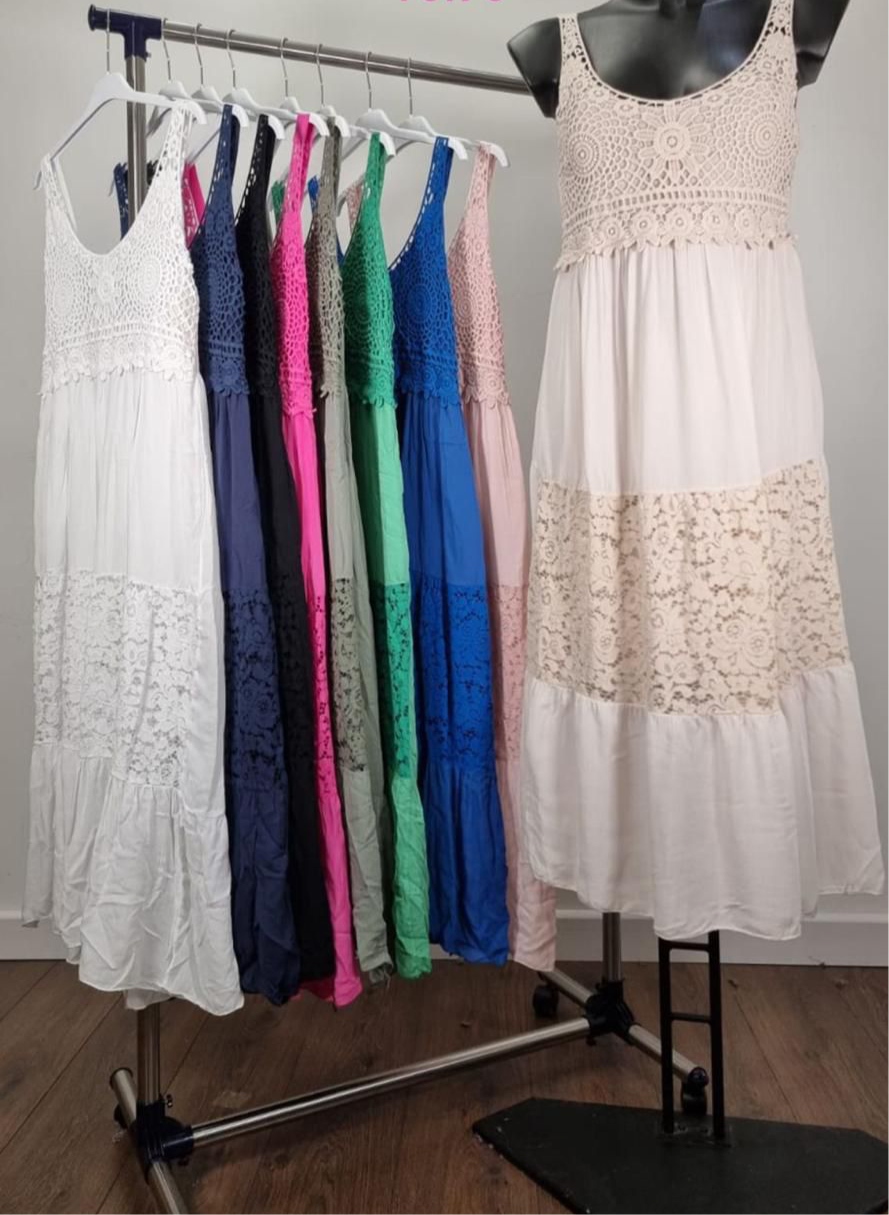 Lucia Crochet Dress