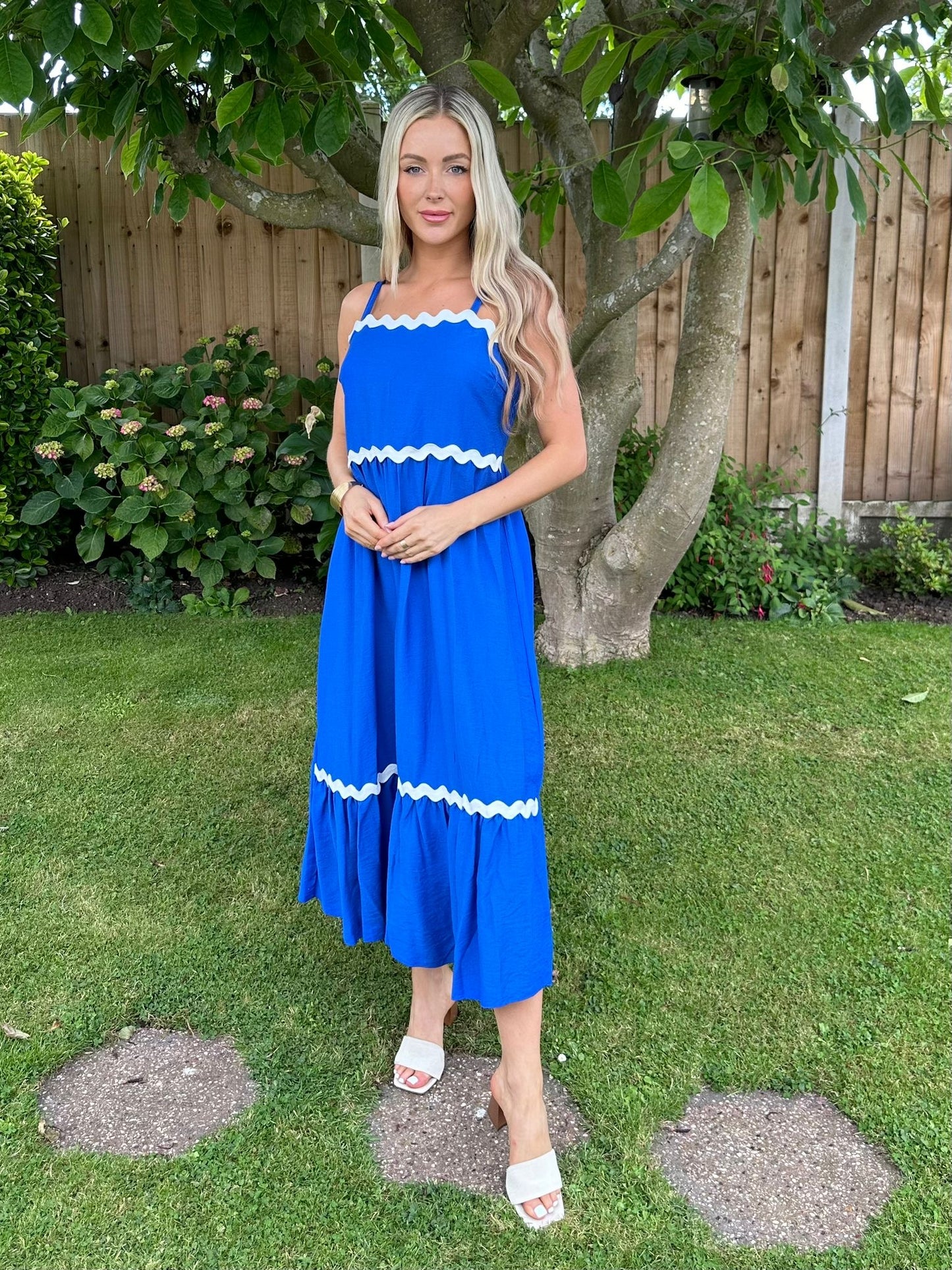 Zig Zag Edged Dress