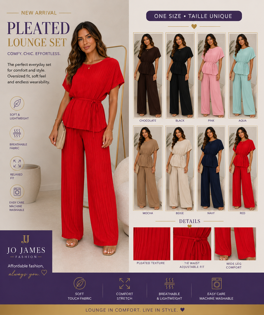 Pleated Loungeset
