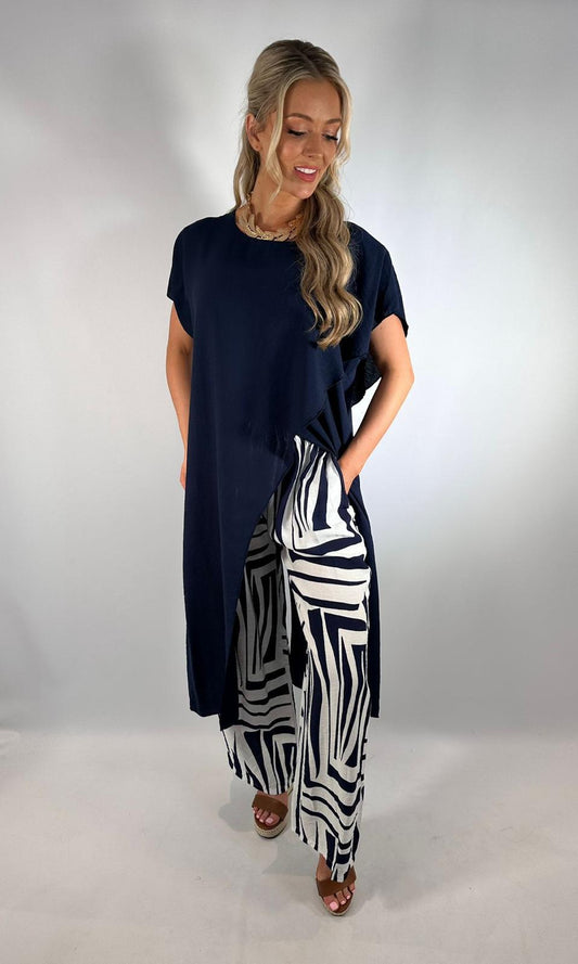 Longline Printed Co-ord