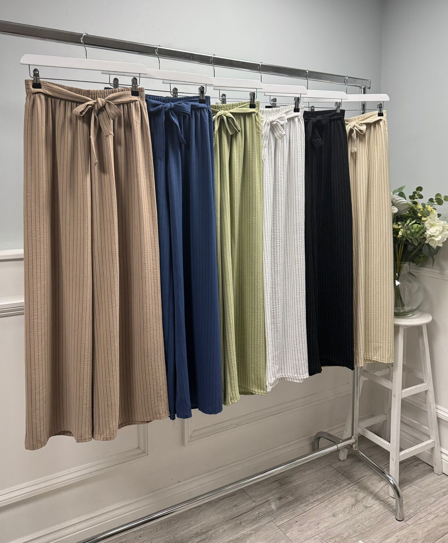 Pinstripe Trousers
