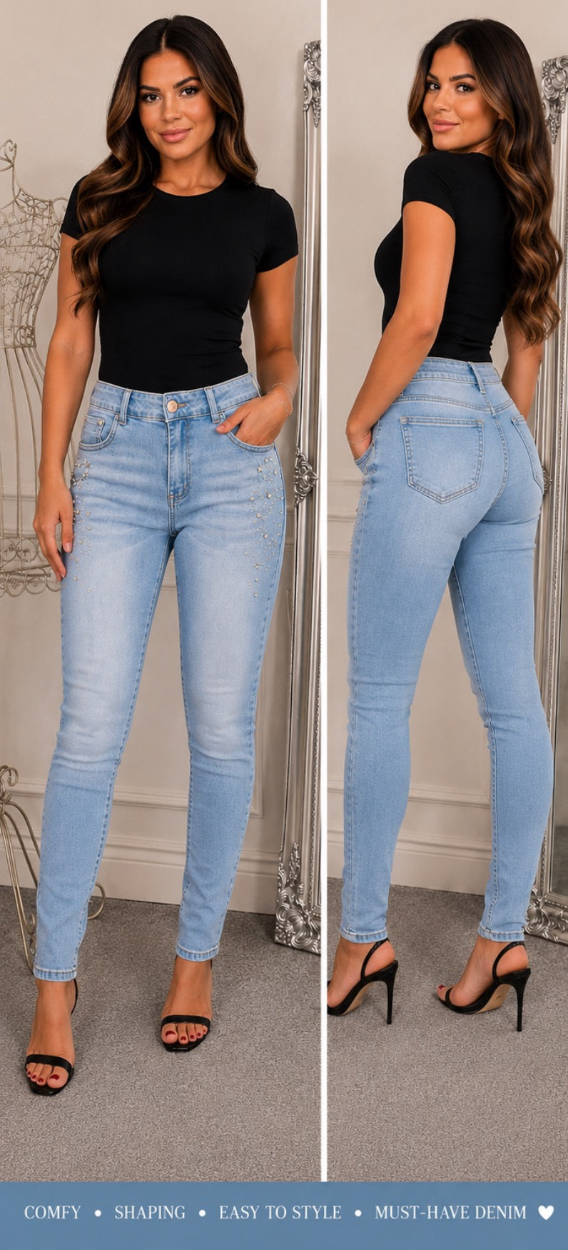 Heart and Star Jeans