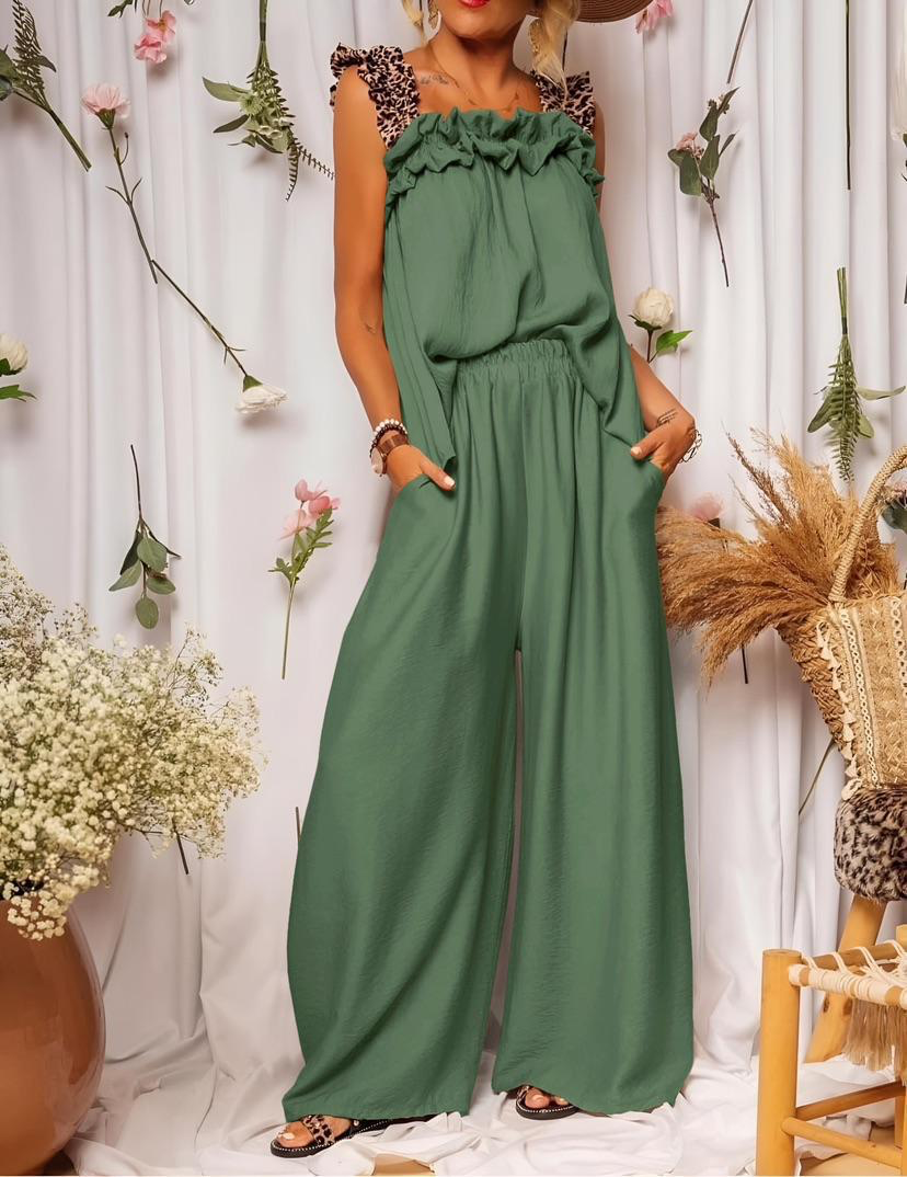 Ruffle Strap Loungesets