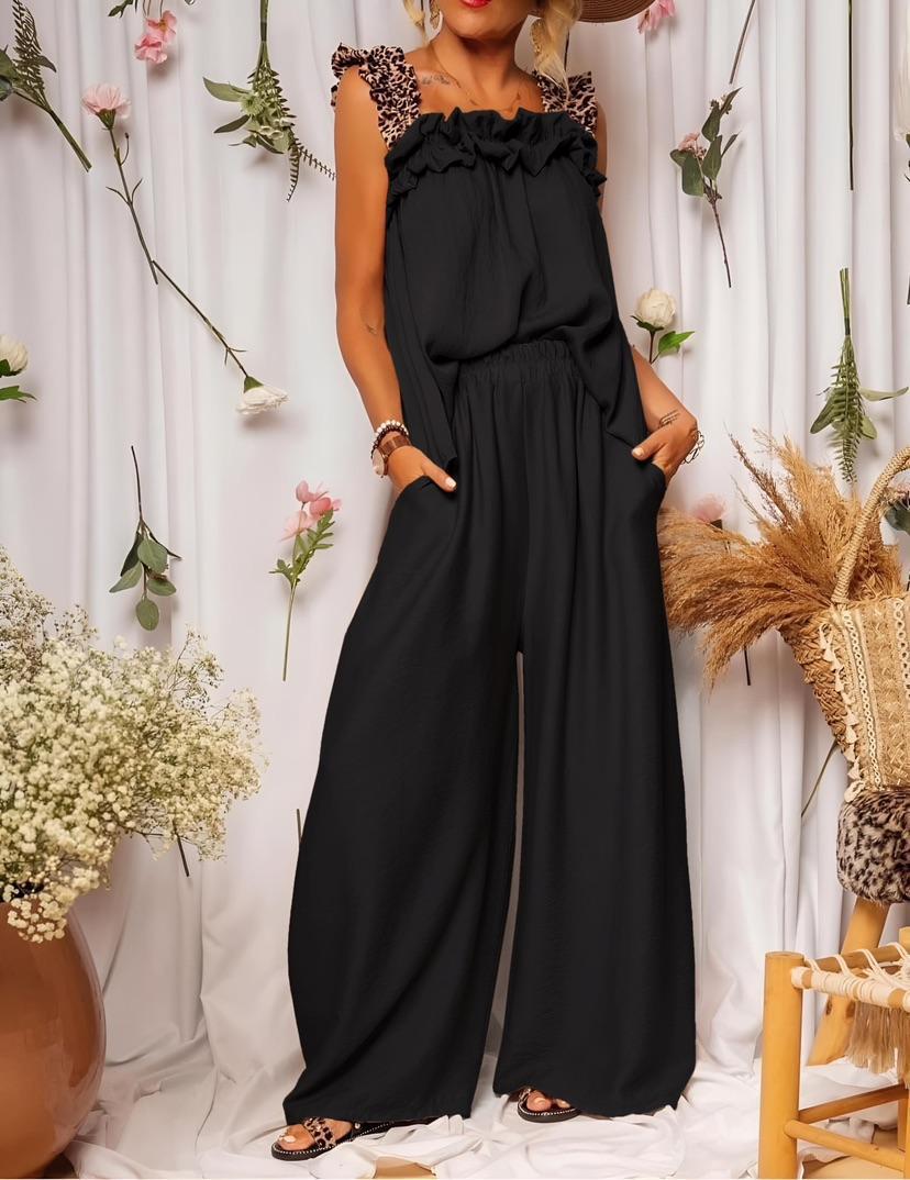 Ruffle Strap Loungesets