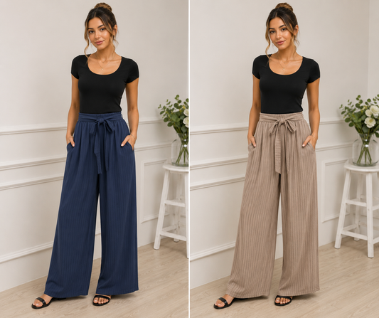 Pinstripe Trousers