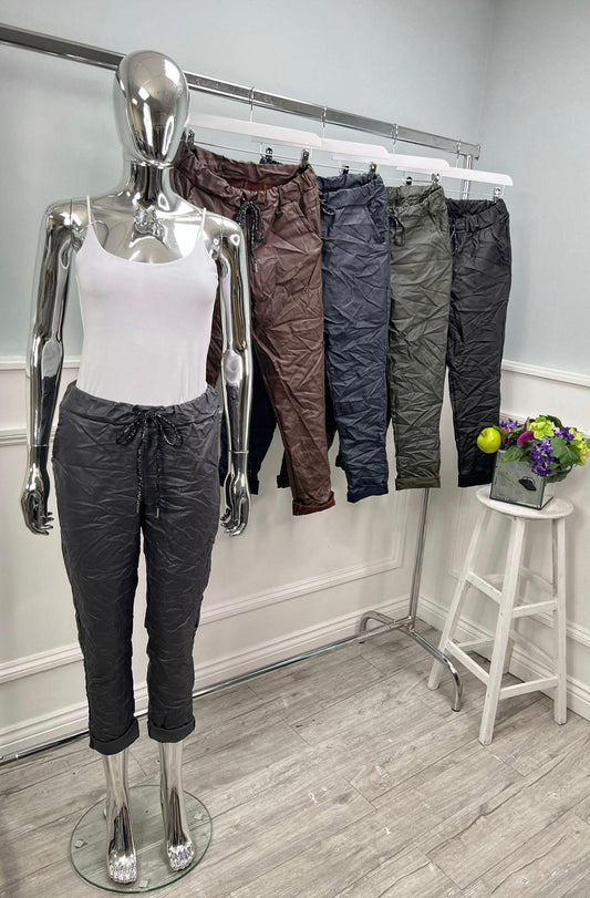 Leather look Magic Trousers