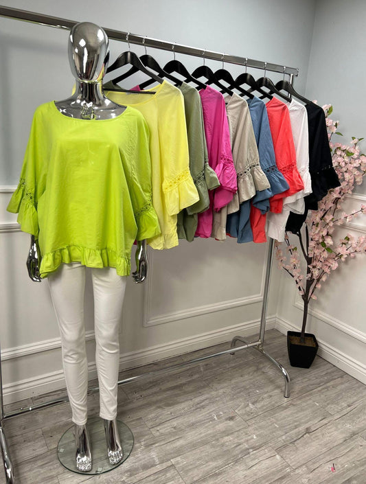 Flute Sleeved Top
